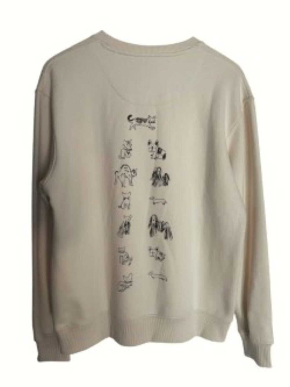 NWT Denim & Flower Cream Choose Your Team Sweatshirt Medium - Picture 3 of 5